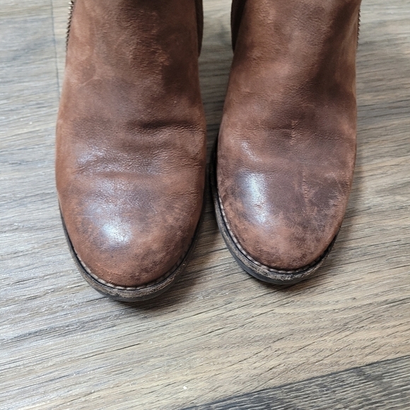 Paul Green brown double zipper ankle booties size 7 - Picture 3 of 8